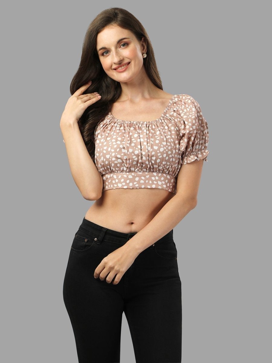 crop-top-for-women-western-wear-4.jpg Crop Top For Women Western Wear Brown - Image 1